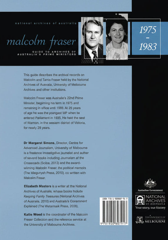 Malcolm Fraser: Guide to archives of Australia's Prime Ministers