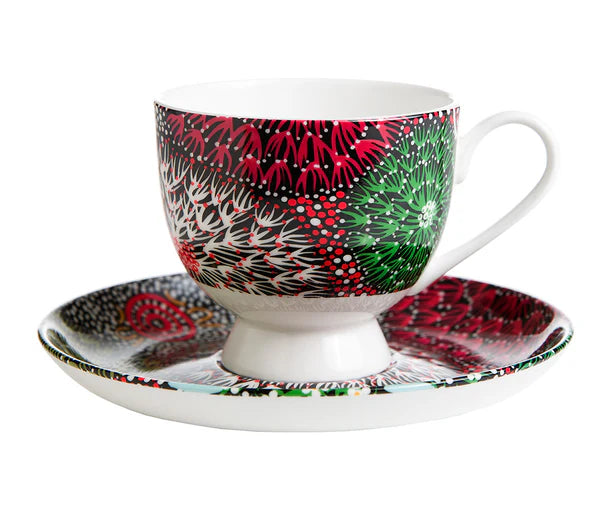 Coral Hayes Teacup and Saucer