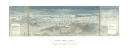 View of Canberra from Mt Ainslie Poster