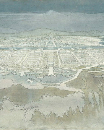 View of Canberra from Mt Ainslie Poster