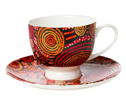 Teddy Gibson Teacup and Saucer